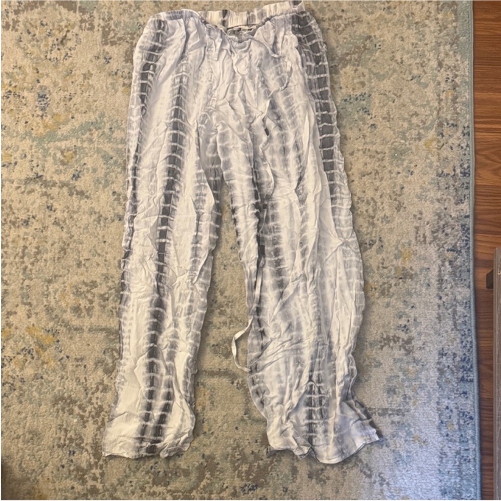 Tie-Dye Wide-Leg Pants